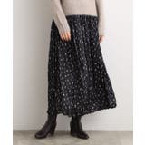 スミクロ(118) | 花柄アソートプリーツスカート | grove