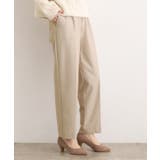 【あったか起毛】きれいも暖かさも叶える、スーパーストレッチテーパードパンツ | grove | 詳細画像1 