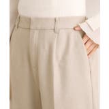 【あったか起毛】きれいも暖かさも叶える、スーパーストレッチテーパードパンツ | grove | 詳細画像16 