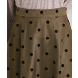 甘さを抑えて、品よく華やぐ メッシュフロッキードットスカート | grove | 詳細画像16