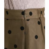 甘さを抑えて、品よく華やぐ メッシュフロッキードットスカート | grove | 詳細画像18