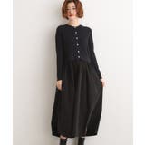 ケーブルニットドッキングワンピース | grove | 詳細画像6 