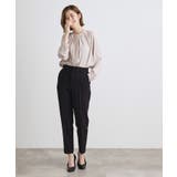 しなやかストレッチ イージーケアテーパードパンツ | grove | 詳細画像2 