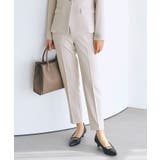 グレージュ(050) | しなやかストレッチ イージーケアテーパードパンツ | grove