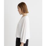 シフォンジョーゼットタックブラウス | grove | 詳細画像9