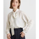 2WAYラグランスリーブボウタイブラウス | grove | 詳細画像2 