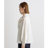 2WAYラグランスリーブボウタイブラウス | grove | 詳細画像20 