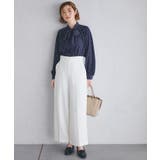 2WAYラグランスリーブボウタイブラウス | grove | 詳細画像17 