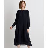 プリーツナローフレアワンピース | grove | 詳細画像2 