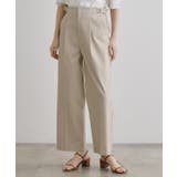 ライトベージュ(051) | 【接触冷感】ハイパーストレッチワイドパンツ | grove