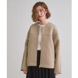 ダンボールジャージパイピングブルゾン | grove | 詳細画像6