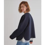 ダンボールジャージパイピングブルゾン | grove | 詳細画像11