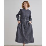 ネイビー(094) | バックプリーツシャツワンピース | grove