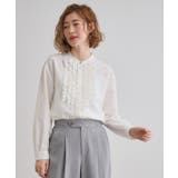 スパンビンテージフリルブラウス | grove | 詳細画像2 