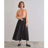 スパンビンテージフリルブラウス | grove | 詳細画像12 