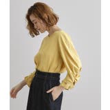 【毎日着たい】麻調メッシュ袖コンシャスブラウス | grove | 詳細画像7 