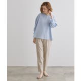 【毎日着たい】麻調メッシュ袖コンシャスブラウス | grove | 詳細画像20 