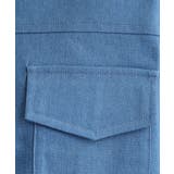 ライトデニムノーカラージャケット | grove | 詳細画像8 