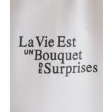 五分袖ロゴプリントTシャツ | grove | 詳細画像4 