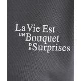 五分袖ロゴプリントTシャツ | grove | 詳細画像8 