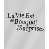 五分袖ロゴプリントTシャツ | grove | 詳細画像12 