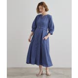 麻調メッシュラグランスリーブワンピース | grove | 詳細画像11 