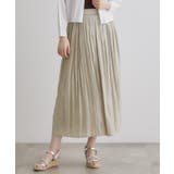 割線サテンギャザースカート | grove | 詳細画像6 