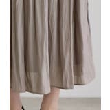 割線サテンギャザースカート | grove | 詳細画像20 