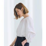 オフホワイト(003) | 2WAYサッカースモックブラウス | grove