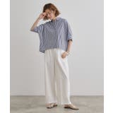 【レースの透け感が軽やか】エンブロイダリーレースワイドパンツ | grove | 詳細画像2