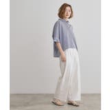 【レースの透け感が軽やか】エンブロイダリーレースワイドパンツ | grove | 詳細画像3