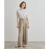 デニムライクベルト付きワイドパンツ | grove | 詳細画像3 