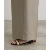 デニムライクベルト付きワイドパンツ | grove | 詳細画像20 