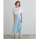 夏の華やぎティアードニットシアースカート | grove | 詳細画像12 