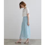 夏の華やぎティアードニットシアースカート | grove | 詳細画像13 