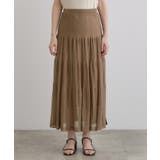 夏の華やぎティアードニットシアースカート | grove | 詳細画像15 