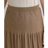 夏の華やぎティアードニットシアースカート | grove | 詳細画像18 