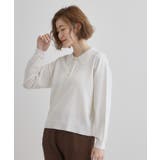 配色ポロニットプルオーバー | grove | 詳細画像2