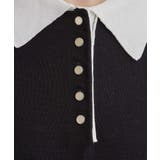 配色ポロニットプルオーバー | grove | 詳細画像12