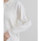 配色ポロニットプルオーバー | grove | 詳細画像17