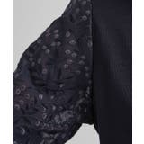 ほんのり透ける抜け感がポイント!袖刺繍5分袖プルオーバー | grove | 詳細画像17