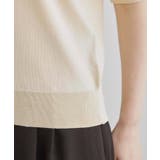 ほんのり透ける抜け感がポイント!袖刺繍5分袖プルオーバー | grove | 詳細画像23