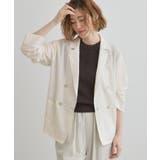 【洒落感際立つ羽織アイテム】シアーテーラードジャケット | grove | 詳細画像1 