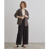 【洒落感際立つ羽織アイテム】シアーテーラードジャケット | grove | 詳細画像7 