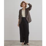 【洒落感際立つ羽織アイテム】シアーテーラードジャケット | grove | 詳細画像8 