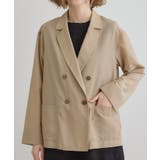 【洒落感際立つ羽織アイテム】シアーテーラードジャケット | grove | 詳細画像14 