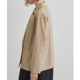 【洒落感際立つ羽織アイテム】シアーテーラードジャケット | grove | 詳細画像15 