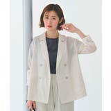 オフホワイト(003) | 【洒落感際立つ羽織アイテム】シアーテーラードジャケット | grove