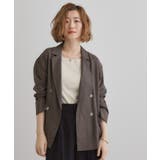 チャコールグレー(014) | 【洒落感際立つ羽織アイテム】シアーテーラードジャケット | grove