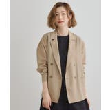 ベージュ(052) | 【洒落感際立つ羽織アイテム】シアーテーラードジャケット | grove